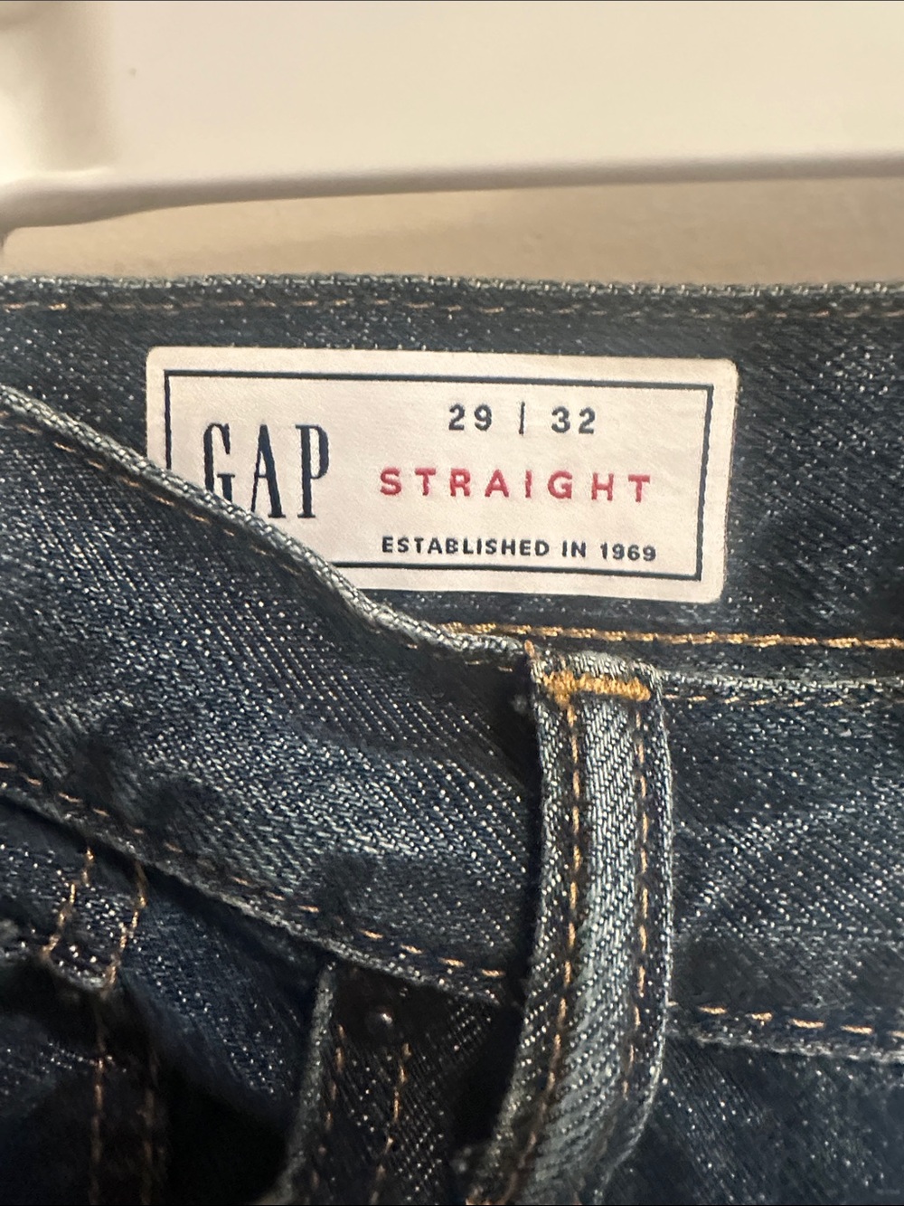 GAP Straight Men's Jeans 29W/32L - Indigo wash